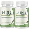 14 in 1 Eye Formula Eye Health Pills for Adults & Seniors 60 Capsules ,2 pcs