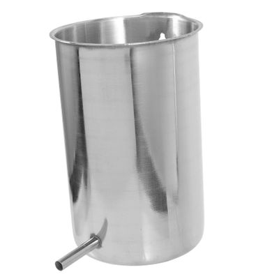 KICHOUSE Hanging Bucket Easy to Operate and Clean 1000ml Capacity Stainless Steel for Constipation Relief Metal Bucket for Cleaning