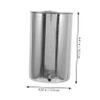 KICHOUSE Hanging Bucket Easy to Operate and Clean 1000ml Capacity Stainless Steel for Constipation Relief Metal Bucket for Cleaning view 2