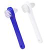 CTIRCHIU Denture Brush Dual and Nylon with Large Multi-Tufted and Smaller Angle-Trimmed 4pcs and Nylon Toothbrush Easy to Carry and Maintain for False Teeth and Retainers view 1