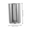 Stainless Steel Bucket Portable Reusable Container 1000ml view 2