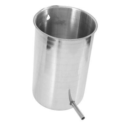 BESPORTBLE Stainless Steel Bucket 1000ml Capacity with Metal Hooks for Hanging, Simple Design and Easy to Clean, for Home Use and Personal Hygiene