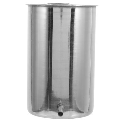Stainless Steel Bucket 1000ml Silver Hanging Container