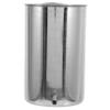 Stainless Steel Bucket 1000ml Silver Hanging Container view 1