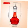 COMPUKAS Cocktail Dropper Bottle for Bar Bartending Tool Practical Glass Shaker for Cocktail Mix and Oil Bottling Professional Bartender Use view 2