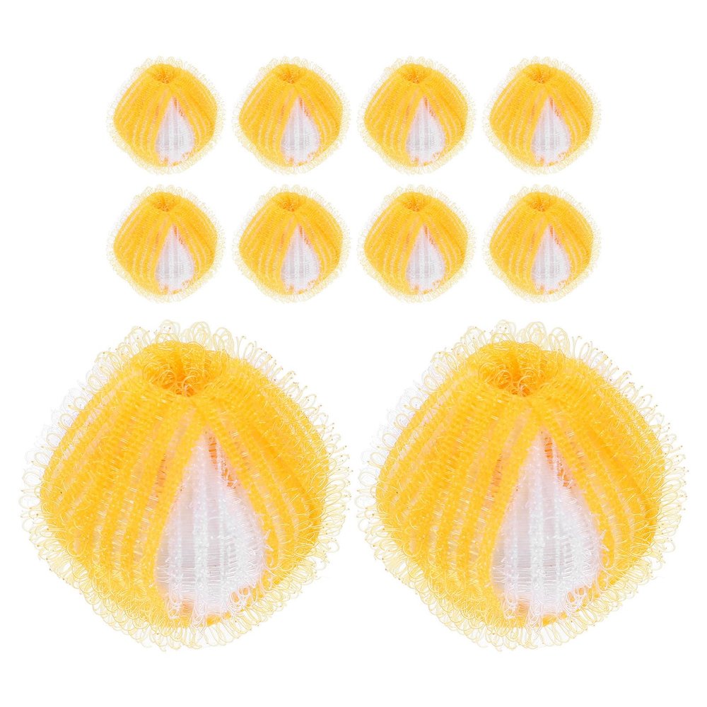 Baluue 10pcs Clothes Washing Balls for Washing Machine Lint Removal and Increased Impact Force, Made of Sturdy Nylon and Polypropylene, Simple Design Style for Effective Laundry Cleaning