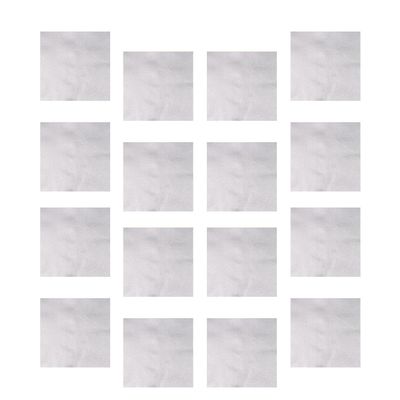 FENICAL Silver Tinfoil Wraps Paper for Wrapping and Chocolate 300pcs Made of Tear-Resistant Aluminum Film Paper Fine Plaid Style in Supermarkets Or Food Stores