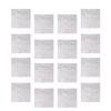 FENICAL Silver Tinfoil Wraps Paper for Wrapping and Chocolate 300pcs Made of Tear-Resistant Aluminum Film Paper Fine Plaid Style in Supermarkets Or Food Stores view 1