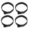 LALADEFIEE Lunch Box Elastic Bands Reusable Nylon Straps 4 Pcs Elastic Bands for Fixing Bento Boxes with Simple Design for Lunchbox Accessories, Suitable for Food Container Organisation view 1