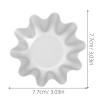 KOCKSHION 6pcs Non-Stick Aluminum Alloy Egg Tart Molds for Baking Silver Mini Tart Pans with Smooth Surface, for Home Kitchen and Cheese Cakes view 2