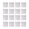Luxshiny 300pcs Silver Tinfoil Wraps Paper Made of Tear-Resistant Aluminum Film Paper Fine Plaid Style for Wrapping Wedding Candy and Tea in Food Stores Or Supermarkets view 1