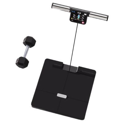 Body Composition Scale with Color Display, 56 Metrics, WiFi & Bluetooth Connectivity for Home Fitness Tracking