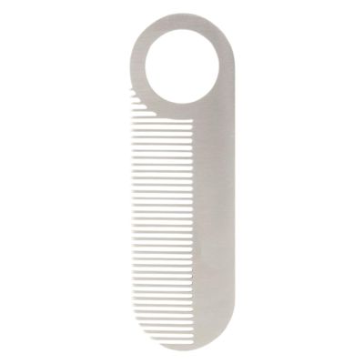 Beard Comb - 10.1x3.2cm Stainless Steel Pocket, Hair Dresser, Travel Styling | Grooming Tool for Thinner Hair Men Gentlemen Profomed look anytimessional Daily Use Beard Must-Have