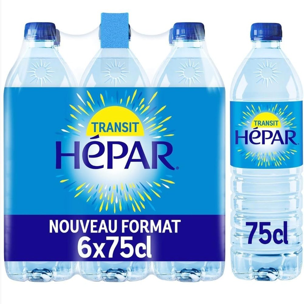 Hepar Mineral still water 6x75cl - Pack of 1