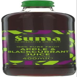Suma Apple and Blackcurrant Juice Concentrate, 400ml