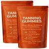 Tanning Gummies, 2026 Tanning Gummies Fast Tan Without Sun, Astaxanthin, Beta Carotene & Lycopene Blend with Vitamins C & E,Enhancing Natural Skin Tone, Natural Looking Glow 60 Counts (2Box) view 1