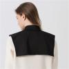 DUBTEDHOU Fake Collar, Detachable Half Collar Multicolor 2 Pcs For Women(White+black) view 3