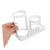 SOIMISS Water Flosser Holder Wall Mount Bracket with Toothbrush and Toothpaste Organizer, Bathroom Storage Stand for Oral Hygiene Tools, White, Space-Saving Design view 4