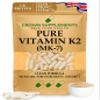 Pure Vitamin K2 MK-7 Capsules | Clean Supplements | Crown Supplements UK (180 Capsules) view 1