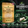 Pure Vitamin K2 MK-7 Capsules | Clean Supplements | Crown Supplements UK (180 Capsules) view 3