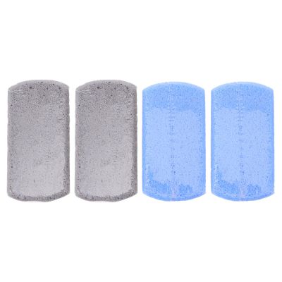 JEWEDECO 4pcs Foot Scrubber Exfoliate Stone Pedicure Tools Callus Remover Feet Scraping Stone Use After Bathing