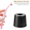 CTIRCHIU Safety Stand Stylish and Easy to Use Double Sided Aluminum Alloy Holder Space Saving Shaving Tools Organizer for Bathroom view 3