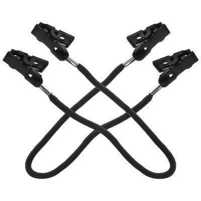 BETOOKY 2pcs Lightweight Black Hat Retainer Clips Made of Sturdy Polyester and Plastic, Multi-functional Windproof Cap Clips for Hats, for Outdoor Activities and Daily Use