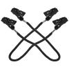 BETOOKY 2pcs Lightweight Black Hat Retainer Clips Made of Sturdy Polyester and Plastic, Multi-functional Windproof Cap Clips for Hats, for Outdoor Activities and Daily Use view 1