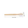 Alipis 8pcs Double-Sided Denture Cleaning Brush for False Teeth with Medium Hardness Nylon Bristles and Ergonomic Bamboo Handle, Dual Brush Head Shape Suitable for Home and Travel Use view 2