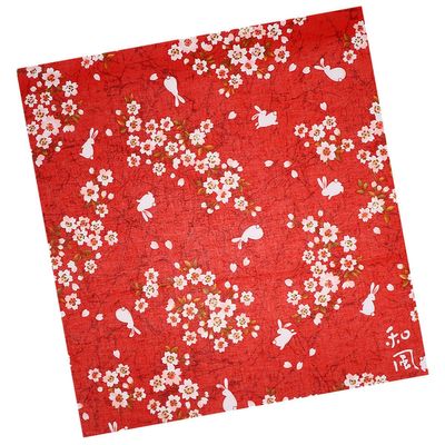 CHILDWEET Japanese Style Bento Packing Cloth Untwisted Yarn Material, Lightweight Design, Easy to Wash and Convenient to Carry, for Box Packaging and Lunch Box Wrapping