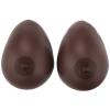 Teardrop Silicone Breast Forms 1 Pair Black K Cup Fake Breasts for Mastectomy Crossdresser AAA to KK Available(F Cup) view 1