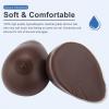 Teardrop Silicone Breast Forms 1 Pair Black K Cup Fake Breasts for Mastectomy Crossdresser AAA to KK Available(F Cup) view 2
