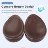 Teardrop Silicone Breast Forms 1 Pair Black K Cup Fake Breasts for Mastectomy Crossdresser AAA to KK Available(F Cup) view 3