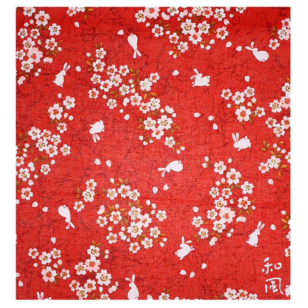 NUSITOU Japanese Style Wrapping Cloth for Bento Lunch Box Packing Untwisted Yarn Material, Lightweight Design, Long Time Use and Easy to Wash, for Box Packaging