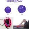 3PCS Massage Ball Set with Spiky Massage Ball & Double Massage Balls, Trigger Point Massage Ball for Foot Massage, Myofascial Release & Back Muscle Recovery view 2