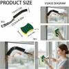 5PCS Cleaning Brush,Kitchen Cleaning Sponges, Hard Bristle Crevice Cleaning Brush Bathroom Crevice Gaps Brush Groove Crevice Cleaning Tool for Narrow Corners in Home Kitchen Bathroom and Window view 2