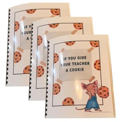tiyao If You Give Your Teacher A Cookie, Teacher Appreciation Gift Book, Creativeand Thoughtful Gift for Teacher, Gift 3Pcs