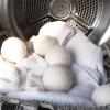 Bwuikim 6pcs Wool Dryer Ball Natural Fabric Softener 6/7 / 8cm Diameter for Reducing Drying Time in Laundry Laundry Dryer Ball view 4