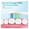 4-10Pcs Replacement Toothbrush Heads Compatible with Philips Electric, Soft Bristles, Fit 4100/6500/6100/7500 Series(4pcs) view 3