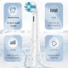 10 Pcs Replacement Brush Heads Compatible with Oral-B iO Series 210,BK+WE view 4