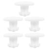 CLISPEED 5pcs Silicone Plug for Lunch Box Air Hole, Easy to Install Leakproof Sealing Stopper, White Silicone Material Suitable for 0.5-0.6cm Hole, for Insulated Lunch Boxes