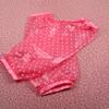 Didiseaon 5 Pairs Reusable Waterproof Oversleeve Arm Sleeves Cover with High Elasticity and Beautiful Dots Pattern Suitable for Factory and Restaurant Use Oilproof Plastic Sleeve view 4