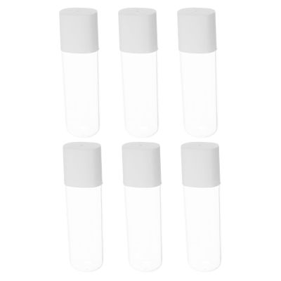 GOOHOCHY 6pcs Water Flosser Nozzle Case Dustproof Replacement Nozzle Organizer with Plastic Compact Slim Design, Easy to Clean Flosser Tip Storage Box for Travel and Home Use