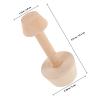 LABRIMP Wooden Egg Tart Mold Pastry Tamper Double Ends Handheld Tart Tamper Tool for Baking view 2