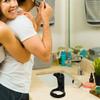 BETOOKY 2pcs Plastic Shaving Brush Holder Stand for Men, Easy-to-clean Beard Brush Mount with Wide Compatibility, for Desktop Grooming and Shaving Accessories Organizer view 4
