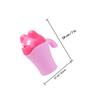 HEMOTON 2pcs Bath Rinse Cups for Shampoo Rinser with Eye Protection Made of Safe Pp and Tpe Material Suitable for Bath and Shower Use view 2