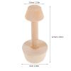 Ipetboom Wooden Egg Tart Mold Dual Sides for Baking Pastry for Making Egg Tart Tins at Home Kitchen view 2