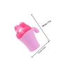 Operitacx 2pcs Bath Rinse Cups for Shampoo Hair Washing, Pp Material with Smooth Surface, Protect Eyes from Water Splash, for Bath and Shower view 2