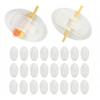 30Pcs Hypoallergenic Catheter Stabilization Device, Single/Double Lumen Urinary Leg Bag Tube Holder, Adhesive Catheter Supplies for Feeding Tube, Secure Night Bag Stand Straps view 1