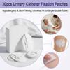 30Pcs Hypoallergenic Catheter Stabilization Device, Single/Double Lumen Urinary Leg Bag Tube Holder, Adhesive Catheter Supplies for Feeding Tube, Secure Night Bag Stand Straps view 2